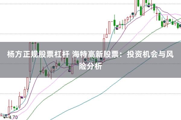 杨方正规股票杠杆 海特高新股票：投资机会与风险分析
