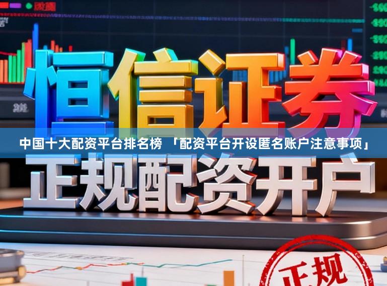 中国十大配资平台排名榜 「配资平台开设匿名账户注意事项」